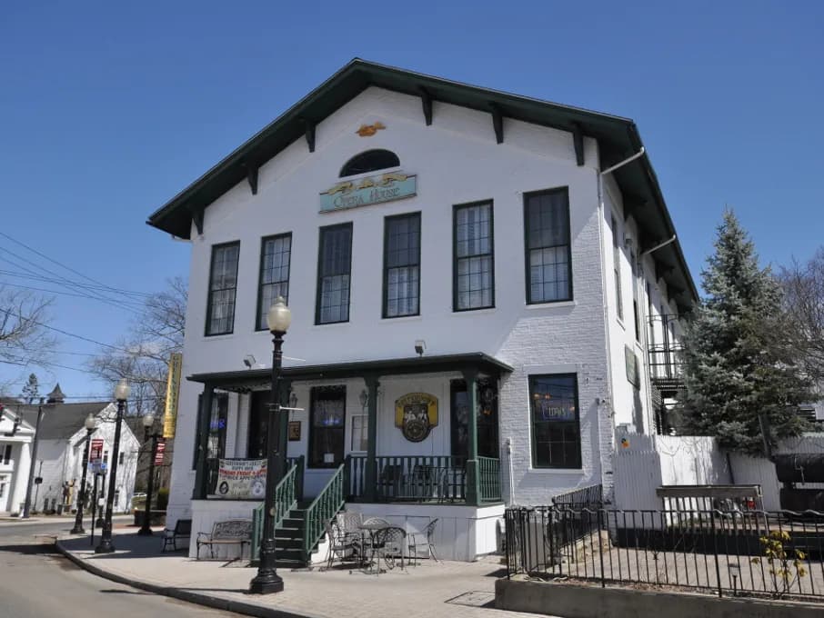 The Greenwood Avenue opera house in downtown Bethel, Connecticut