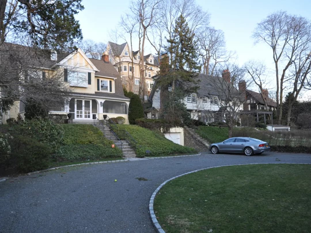 Historic homes in the Lawrence Park district of Bronxville, New York
